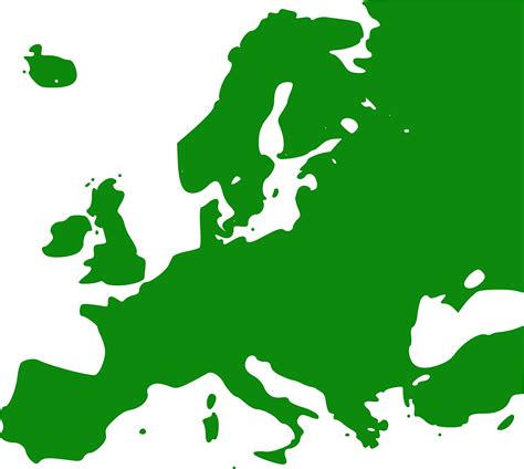 Map Of Europe Png