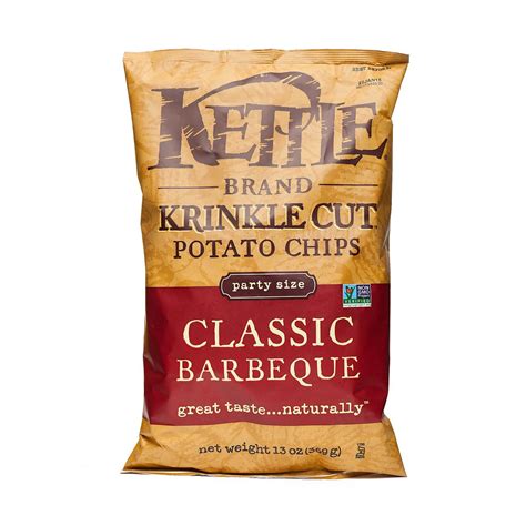 Classic Barbeque Krinkle Cut Chips By Kettle Foods Thrive Market