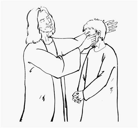 Jesus Heals The Sick With His Disciples Coloring Page Coloring Sun In