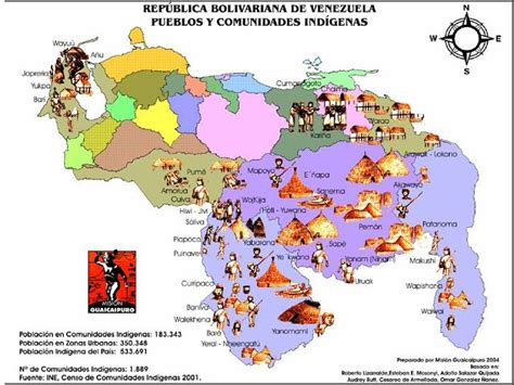 Pueblos Y Comunidades Indígenas De Venezuela Map Venezuela Pueblo