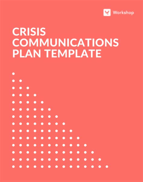 Crisis Communications Plan Template Workshop The Best Internal Email