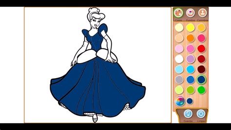 Princesas Disney Cinderela Jogo De Colorir Para As Crian As Coloring City