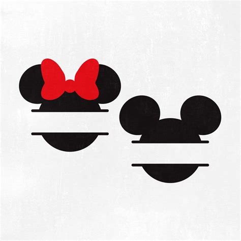 Mickey Monogram Svg Minnie Monogram Svg Minnie Mouse Svg Mickey