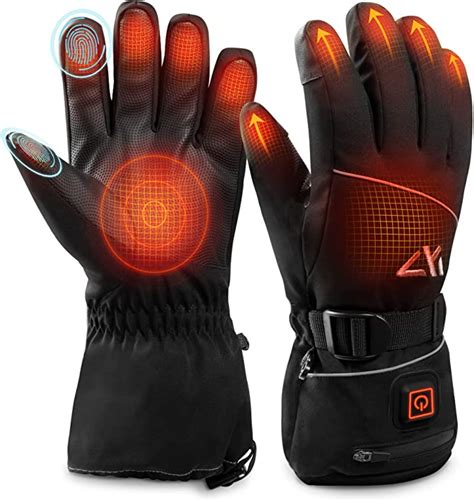 Akaso Heated Gloves For Women Men Electric Heated Ski Gloves