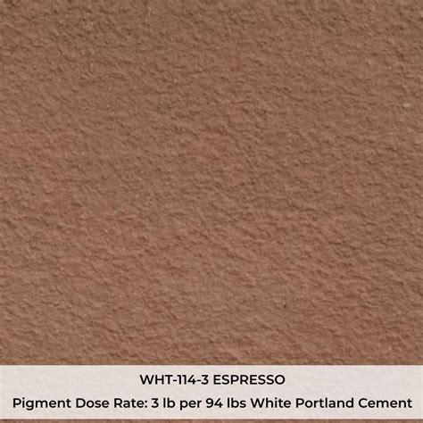 White Based Concrete Pigment Color Chart Direct Colors