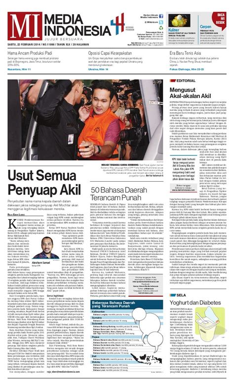 Media Indonesia 22 Februari 2014