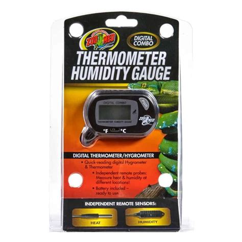 Digital Combo Thermometer And Humidity Gauge Underground Reptiles