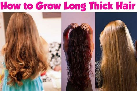 How To Grow Long And Thick Hair According To Experts