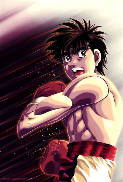Boxing Anime Like Hajime No Ippo Straightlineartdrawingsartists