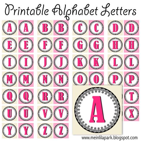 Single Printable Colored Alphabet Letters Free Artbyjean Paper