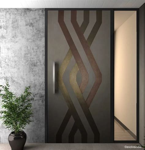 Designer Door Skins Metal And Concrete Finish Evolve India