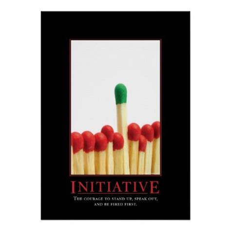 Initiative Motivational Parody Poster Zazzle Demotivational Posters