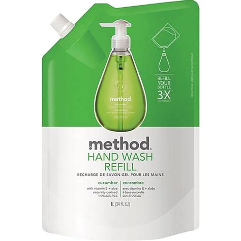 Method Gel Handwash Refill Cucumber 34 Oz Staples