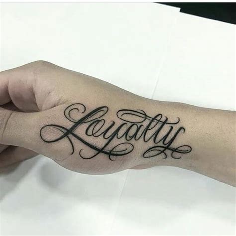 Loyalty Tattoo Ideas Body Tattoo Art