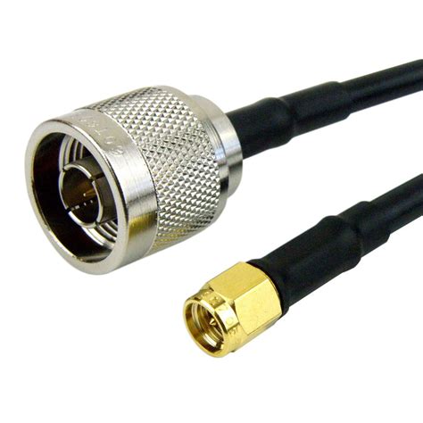 N Male To Sma Male Cable Rg 58 Coax In 12 Inch With Lf Solder