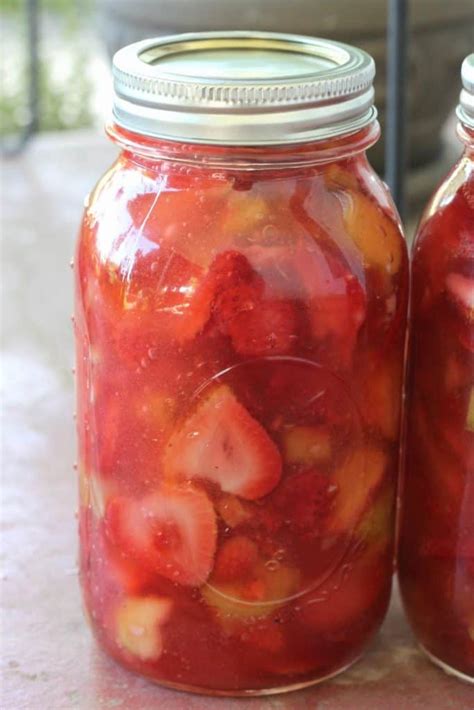 Canning Strawberry Rhubarb Pie Filling Creative Homemaking