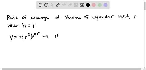 10 The Formula For The Volume Of A Tank Is V Tr` W Solvedlib
