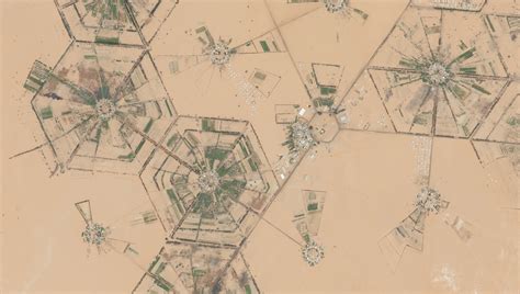 Intricate Patterns Of The Oasis Of Kufra Earth From Space