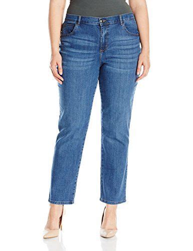 Lee Womens Plus Size Relaxed Fit Straight Leg Jean Meridian 16w Petite