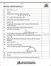 Rpt 232 final study guide. Mental Maths Tests Year 6 Worksheets