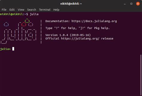 How To Install Julia Programming Language On Linux Geeksforgeeks
