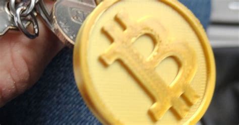Bitcoin Keychain By Gilab3d Download Free Stl Model