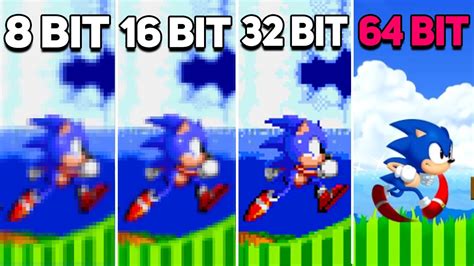 Sonic The Hedgehog 2 1992 8bit Vs 16bit Vs 32bit Vs 64bit Is There A