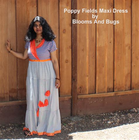Poppy Fields Maxi Dress Sewing Tutorial