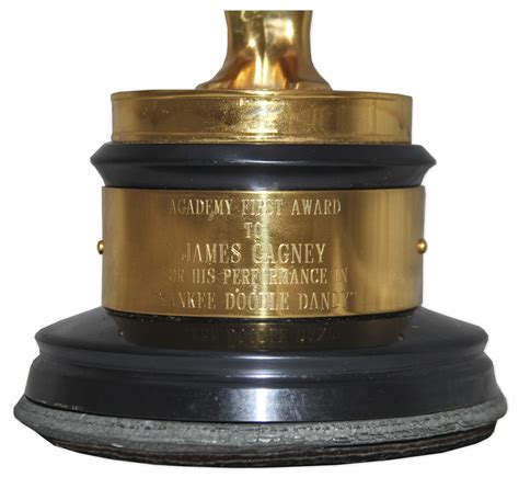 Lot Detail Academy Award For Best Actor Won By James Cagney In 1942