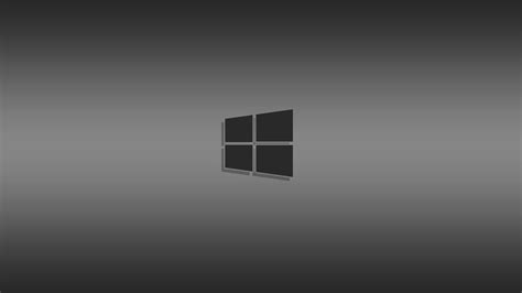 Windows New Logo Wallpaper Dark Gray Clean By Denismn On Deviantart