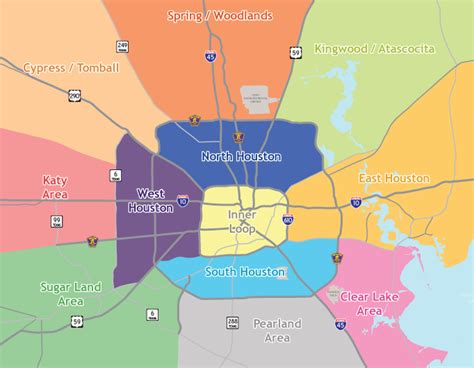 East Houston Map Zip Code Map