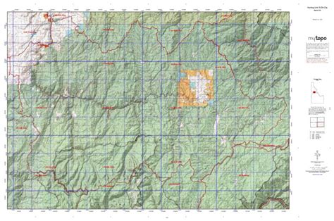 Idaho Hunting Unit 15 Elk City Topo Maps Hunting Topo Maps And