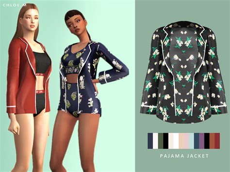 The Sims Resource Chloem Pajama Jacket