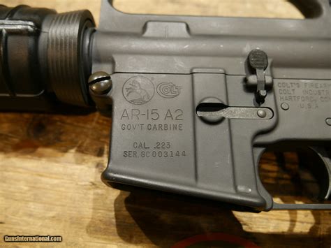 Colt Ar 15 A2 Govt Carbine R6520 Pre Ban 223