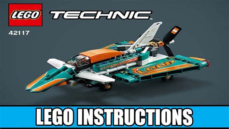 Lego Instructions Jet Airplane 42117 Lego Technic Youtube
