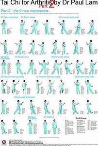  Chi Charts Chi Exercises 24 Forms Chart Yoga Chi 