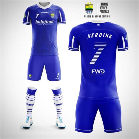 Dream league soccer kit fantasy : Jersey fantasy persib bandung | Pria, Desain