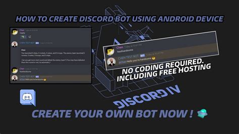 Tutorial How To Create Discord Bot Using Android Device No Coding