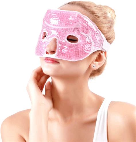 Newgo®cold Face Mask Gel Ice Face Mask For Woman Man Hot Or Cold Gel