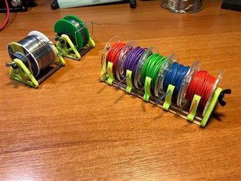 Wire Spool Holder By Perinski Thingiverse Wire Spool Spool Holder