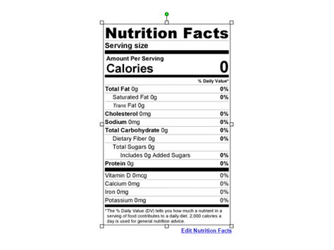 Are you searching for nutrition facts png images or vector? Editable Nutrition Label - 30 Editable Nutrition Label ...