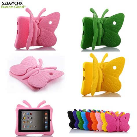 3d Cartoon Butterfly Case For Ipad 2 3 4 Case For Ipad 4 Kids Safe