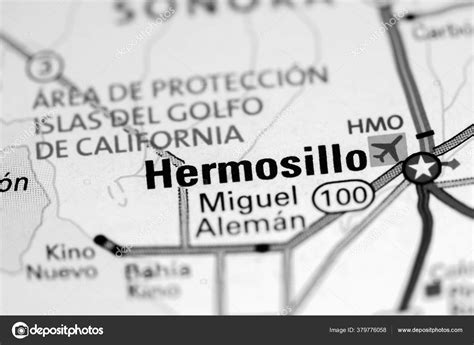 Hermosillo Mexico Map — Stock Photo © Aliceinwonderland2020 379776058