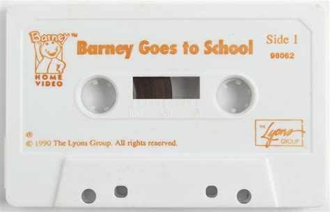 Barney Goes To School Audio Cassette Barney Wiki Fandom Powered