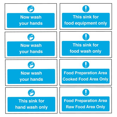 Food Safety Kitchen Signs Personal Protective Equipme Vrogue Co