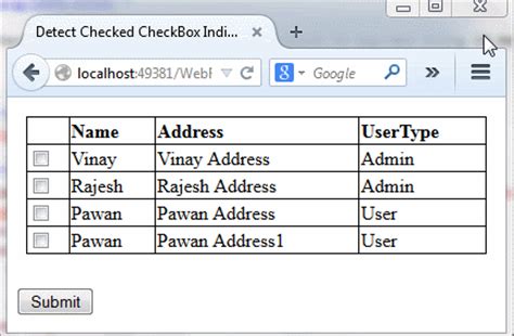 Detect Checked Checkbox Indise Gridview On Button Click In Asp Net