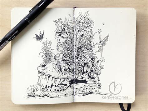 New Impressively Detailed Doodles By Kerby Rosanes Demilked