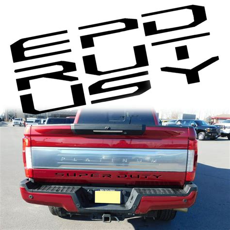 Xotic Tech Letters Decal Emblem Tailgate Sticker For Ford F150 F250