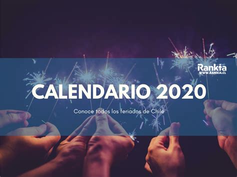 Calendario 2020 Chile Con Feriados Rankia