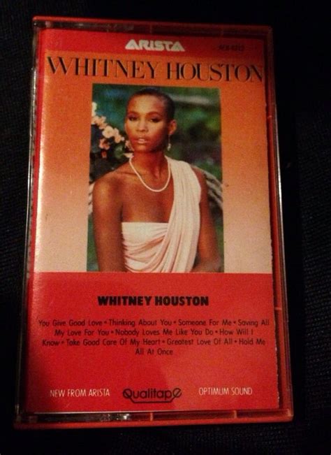 Whitney Houston Cassette Tape 1985 Artista By Kalicovintage